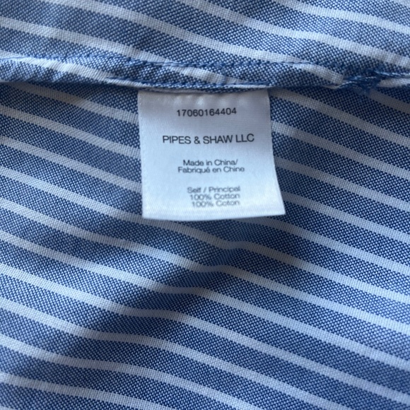 Veronica Beard Grant Multiway  Striped Ruffle Cold Shoulder Cocktail Blouse Top - Picture 11 of 11